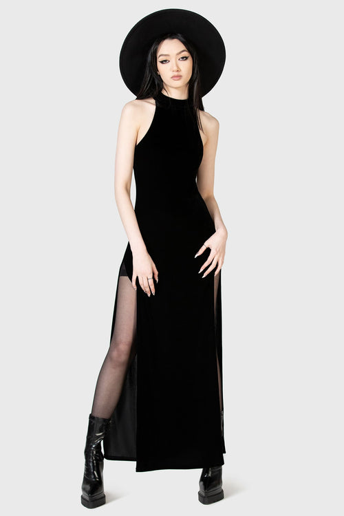 Killstar Castella Maxi Dress Black