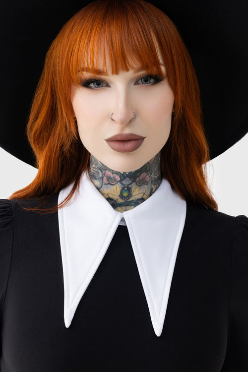 Killstar Cathedral Skater Dress Black