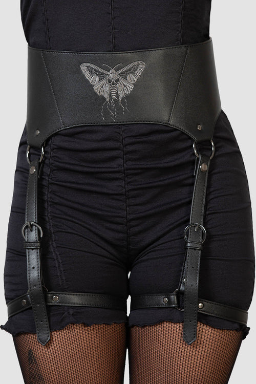 Killstar Ceinture Leg Harness Black