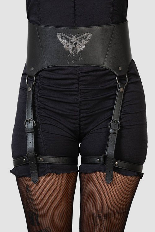 Killstar Ceinture Leg Harness Black