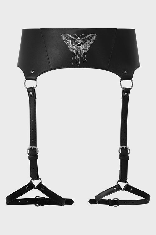 killstar Ceinture Leg Harness Black
