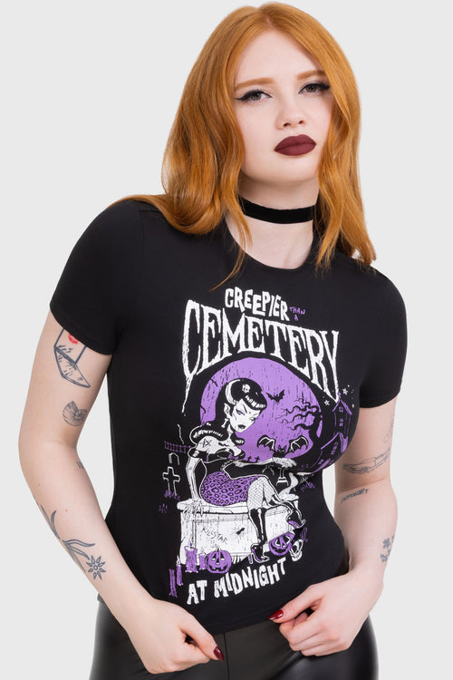 Killstar Cemetery T-Shirt Black