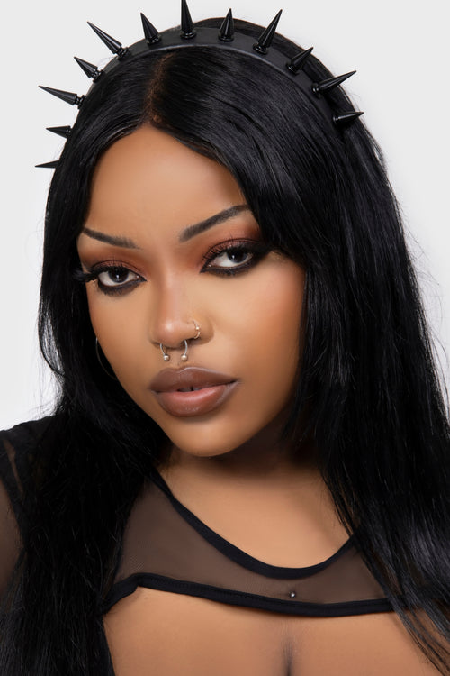 killstar Chloe Chaos Headband Black