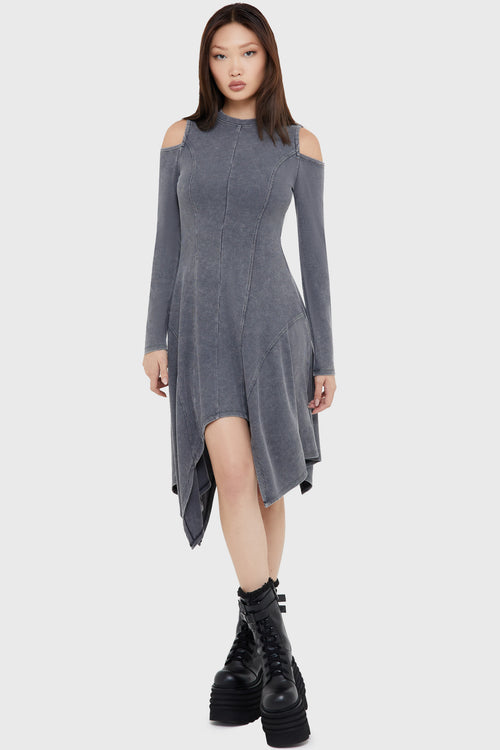 Killstar Cinderstorm Dress Grey
