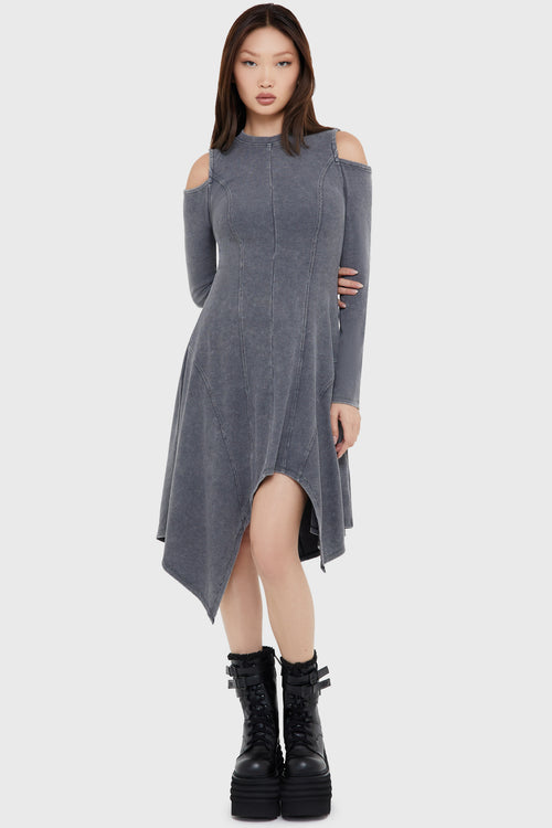 killstar Cinderstorm Dress Grey