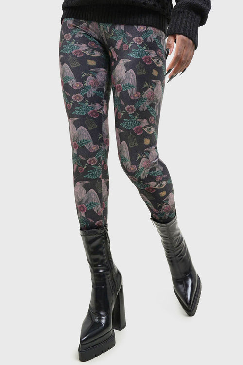 killstar Corax Leggings Black