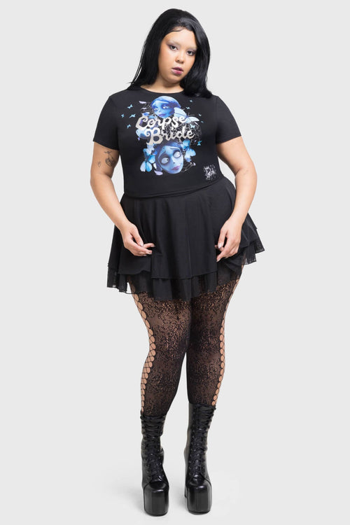 Killstar Corpse Bride Shrunken Tee Black