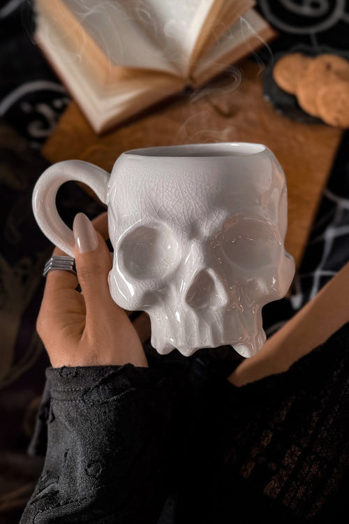 killstar Cranium Mug White