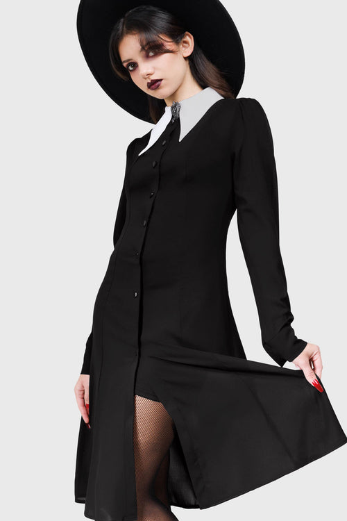 Killstar Crepuscular Dress Black