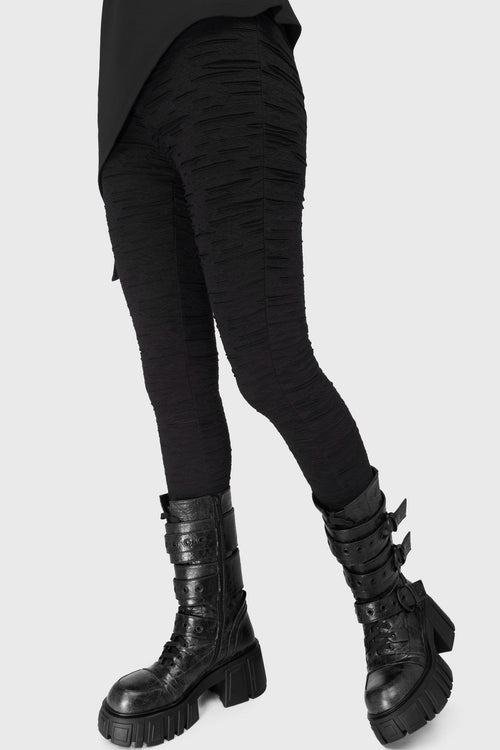 Killstar Crescent Crew Leggings Black