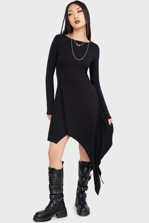 Killstar Crescent Doom Dress Black