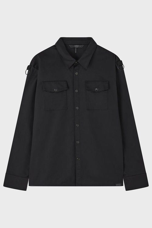 Killstar Crescent Dread Shacket Black