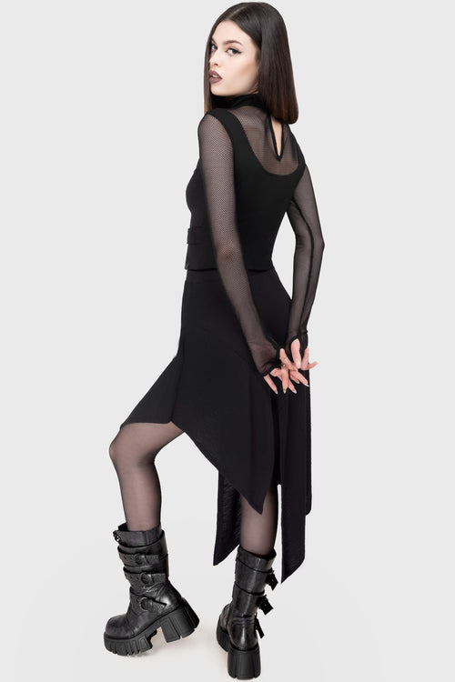 Killstar Crimsolite Skirt Black
