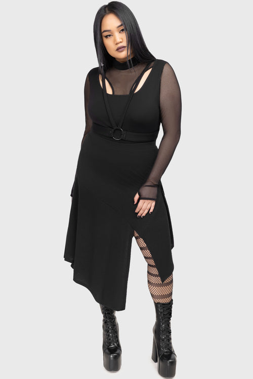 Killstar Crimsolite Skirt Black