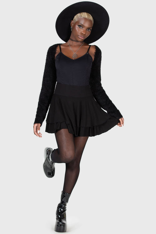 Killstar Cruel Irony Skirt Black