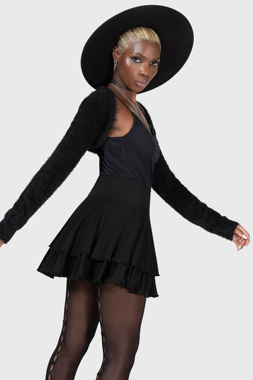 Killstar Cruel Irony Skirt Black