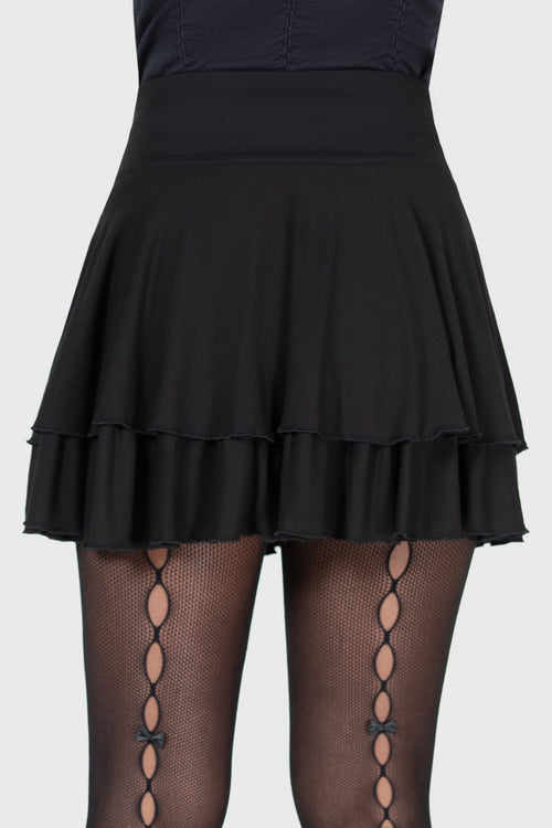 Killstar Cruel Irony Skirt Black