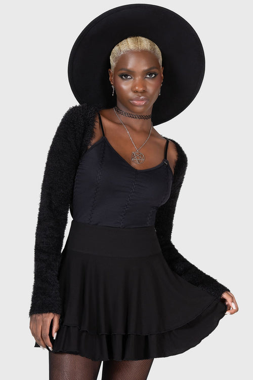 killstar Cruel Irony Skirt Black