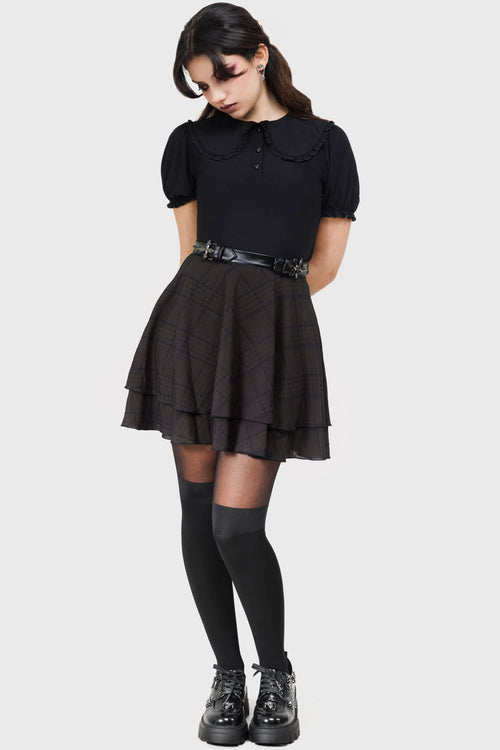 killstar Cryptessa Skirt Tartan