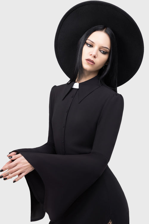 Killstar Cursed Pray Blouse Black