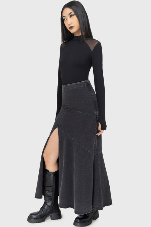 killstar Dark Age Skirt Black