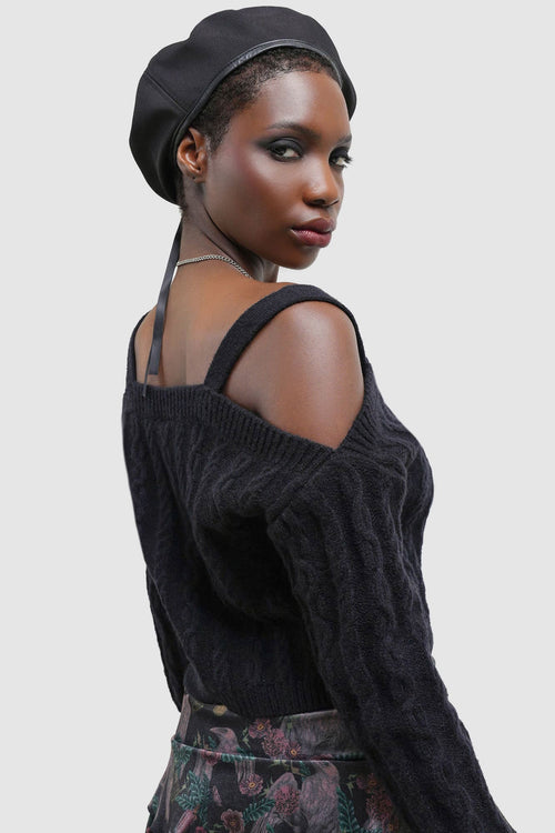 Killstar Dark Ballad Crop Top Black