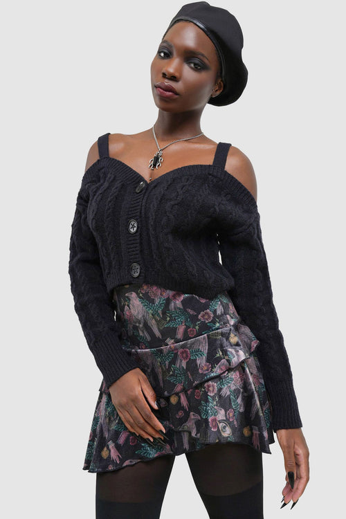 Killstar Dark Ballad Crop Top Black