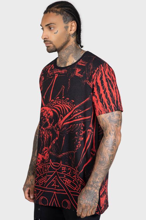 Killstar Dark Catharsis T Shirt Black/Red