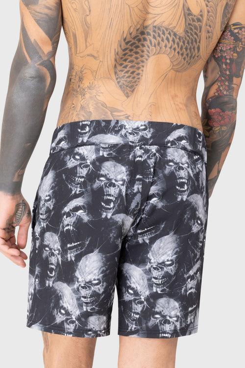 Killstar Dark Depths Swim Shorts Black