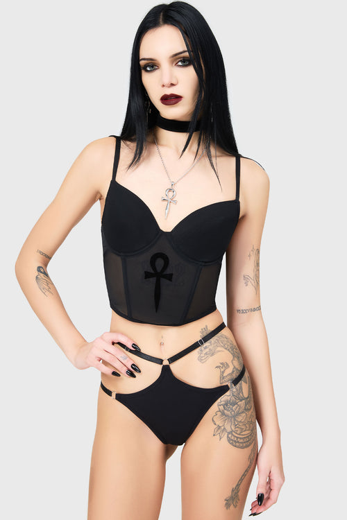 Killstar Dark Eternity Bra Black