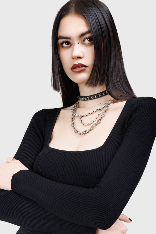 Killstar Dark Glyph Dress Black