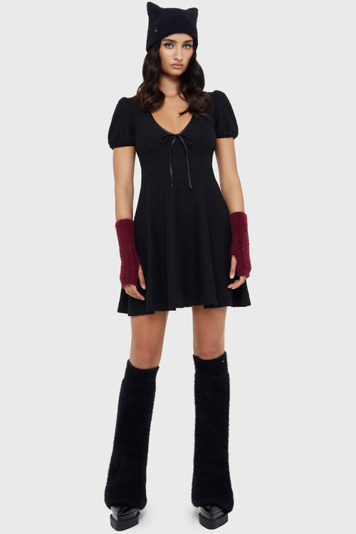 Killstar Dark Night Leg Warmers [Black] Black