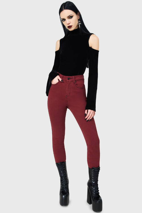 Killstar Darklord Jeans Red