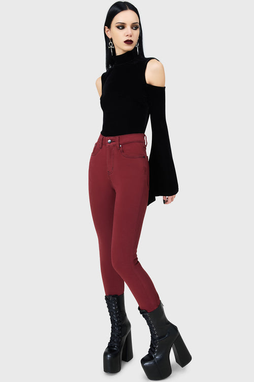 Killstar Darklord Jeans Red