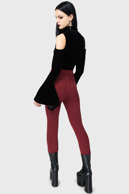 Killstar Darklord Jeans Red