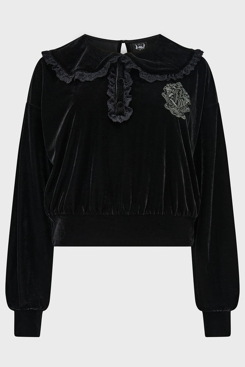 Killstar Darkmoor Academy Sweatshirt Black