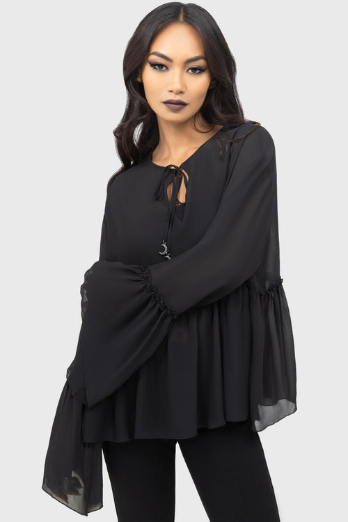 Killstar Darkstra Blouse Black