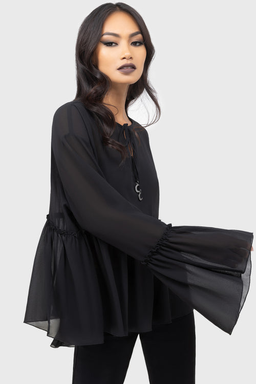killstar Darkstra Blouse Black