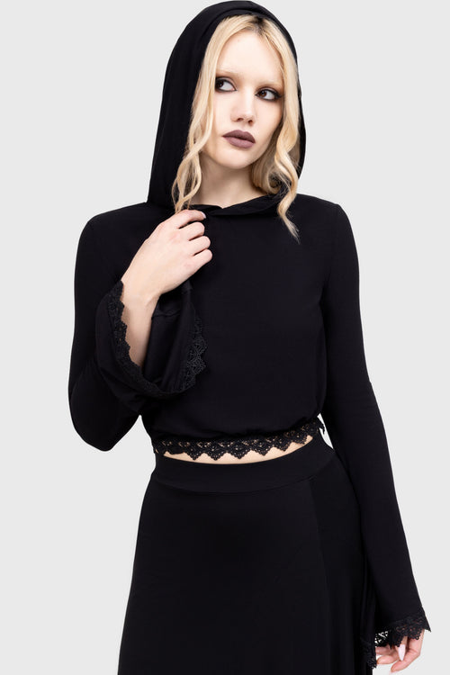 killstar Darkwood Grove Top Black