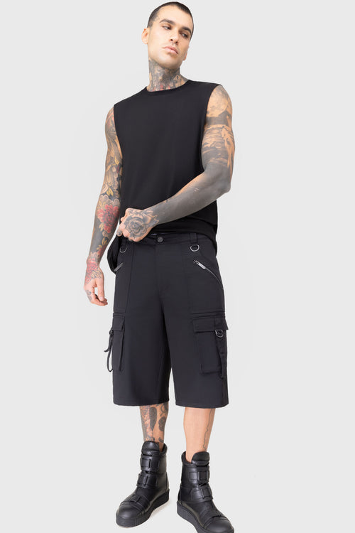 killstar Dead Tropic Shorts Black