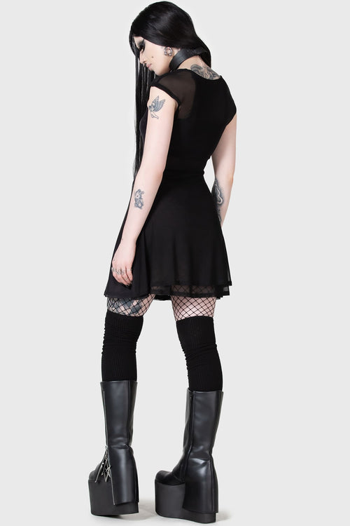 Killstar Death Valley Mini Dress Black