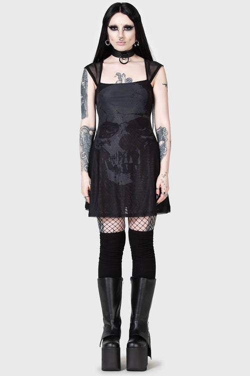 killstar Death Valley Mini Dress Black