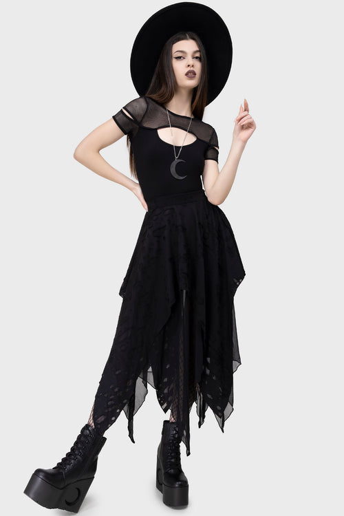 Killstar Death Valley Skirt Black