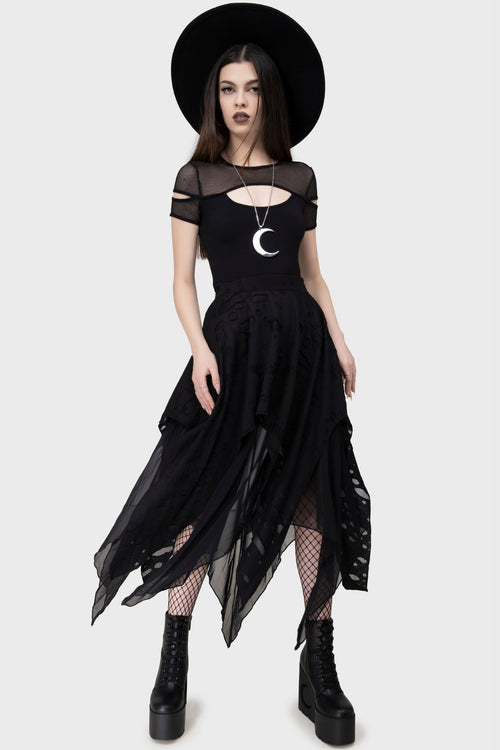 Killstar Death Valley Skirt Black