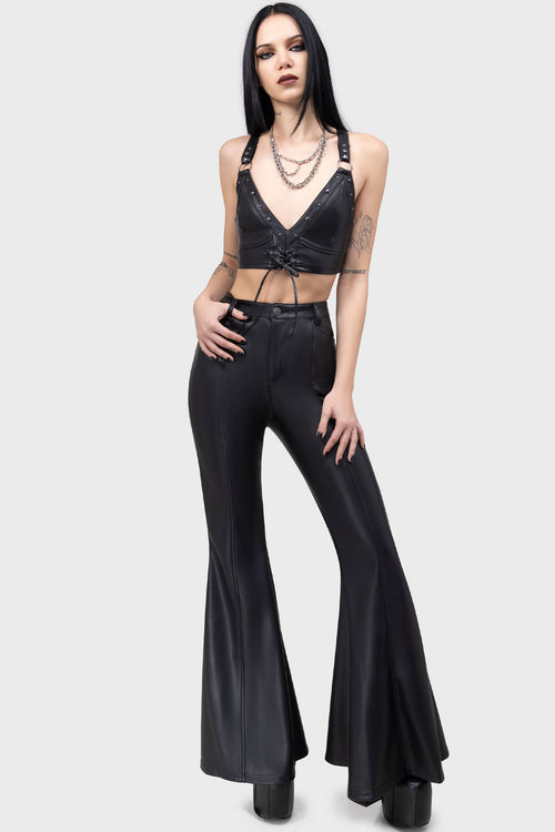 Killstar Deaths Denime Flares Black