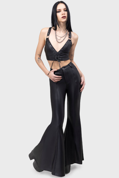 killstar Deaths Denime Flares Black