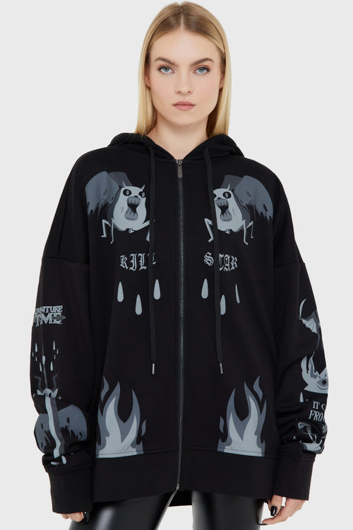 killstar Demon Eyes Hoodie Black