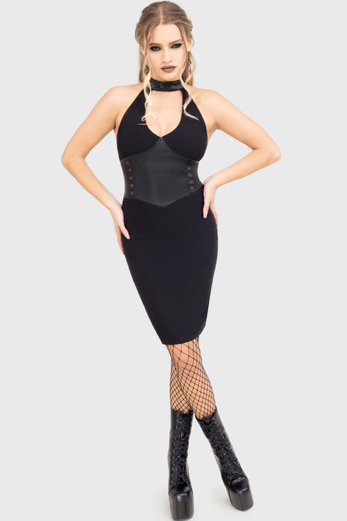 Killstar Desdemonia Dress Black