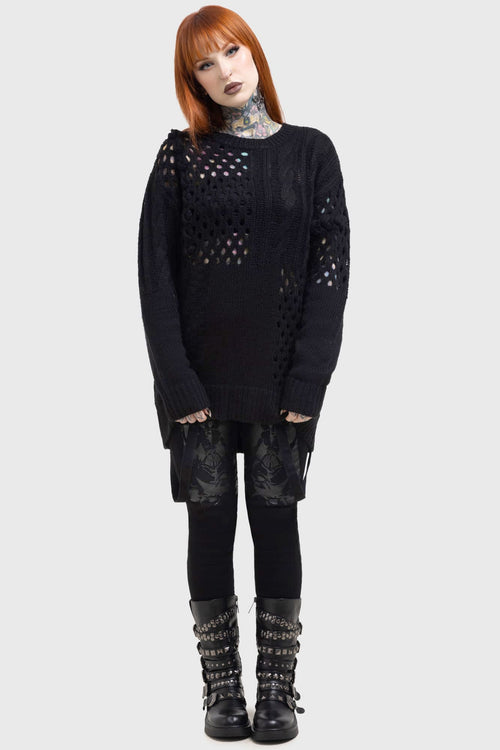 Killstar Desolate Sweater Black