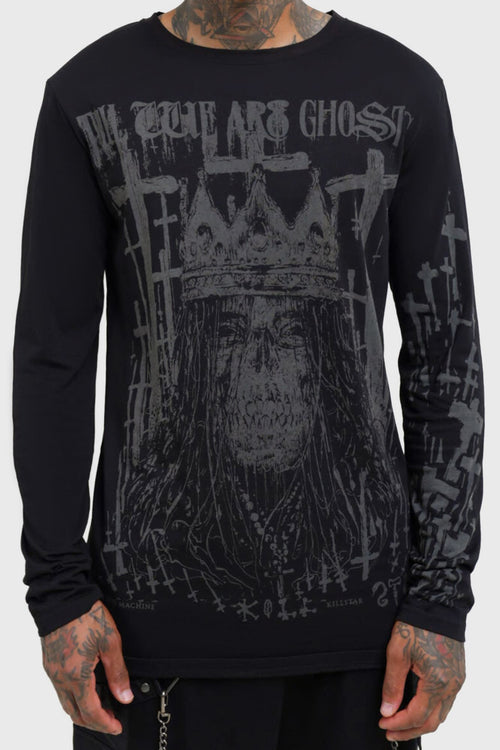 killstar Diablo Doom Long Sleeved Top Black